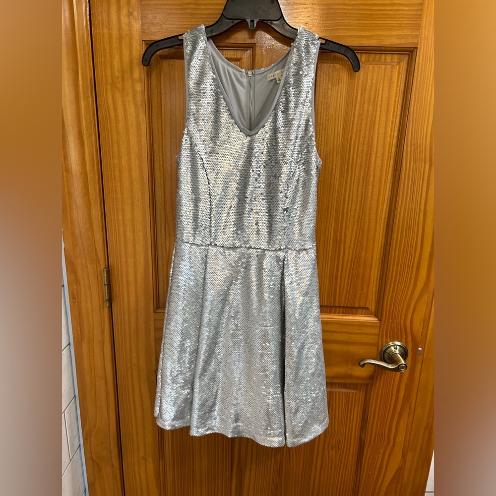 Silver sparkle, Copper Key dress